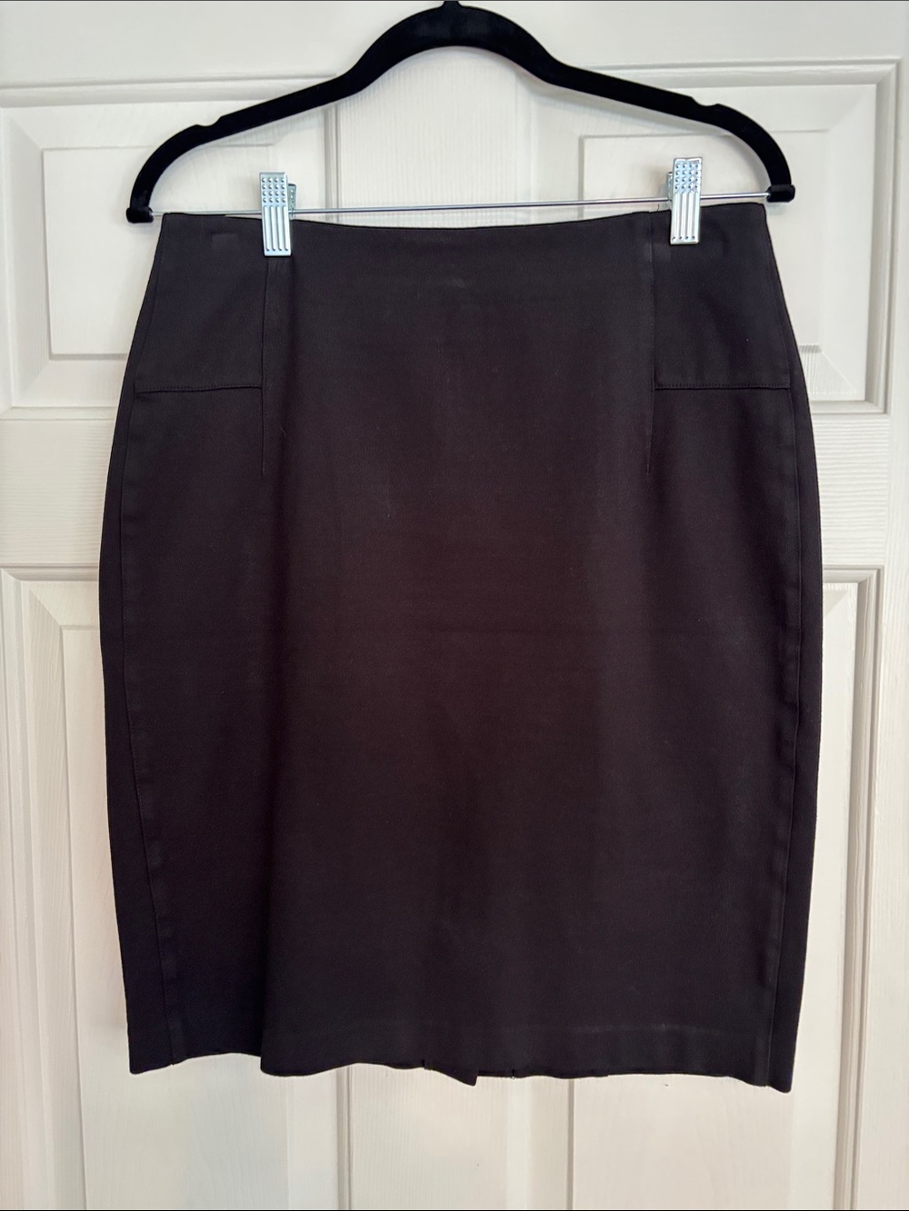 INC International Concepts Black Tailored Pencil Skirt